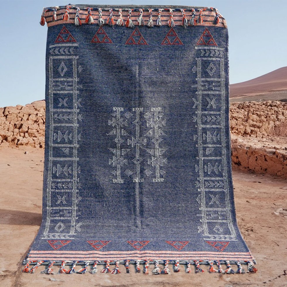 Kilim indisk matta i antik stil