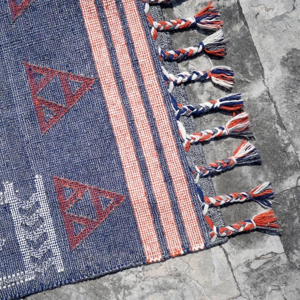 Kilim indisk matta i antik stil