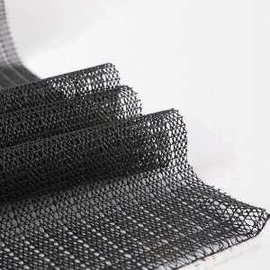 Svart halkskyddad matta för kilim (PVC)