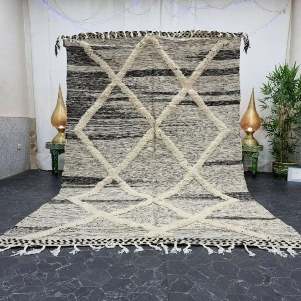 Bohemisk kilim berbermatta