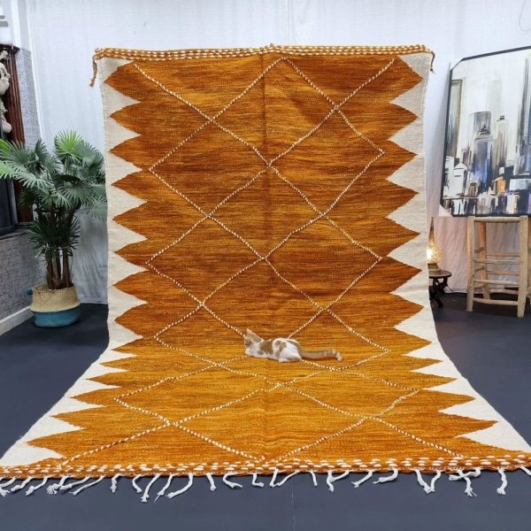 Kamel kilim marockansk matta