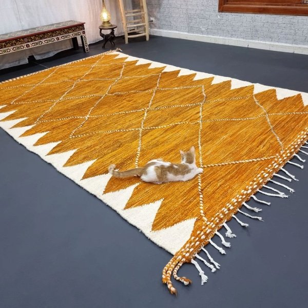 Kamel kilim marockansk matta