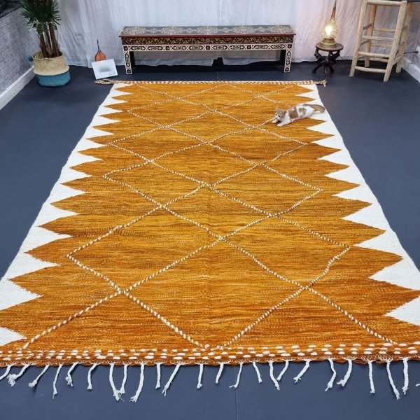 Kamel kilim marockansk matta