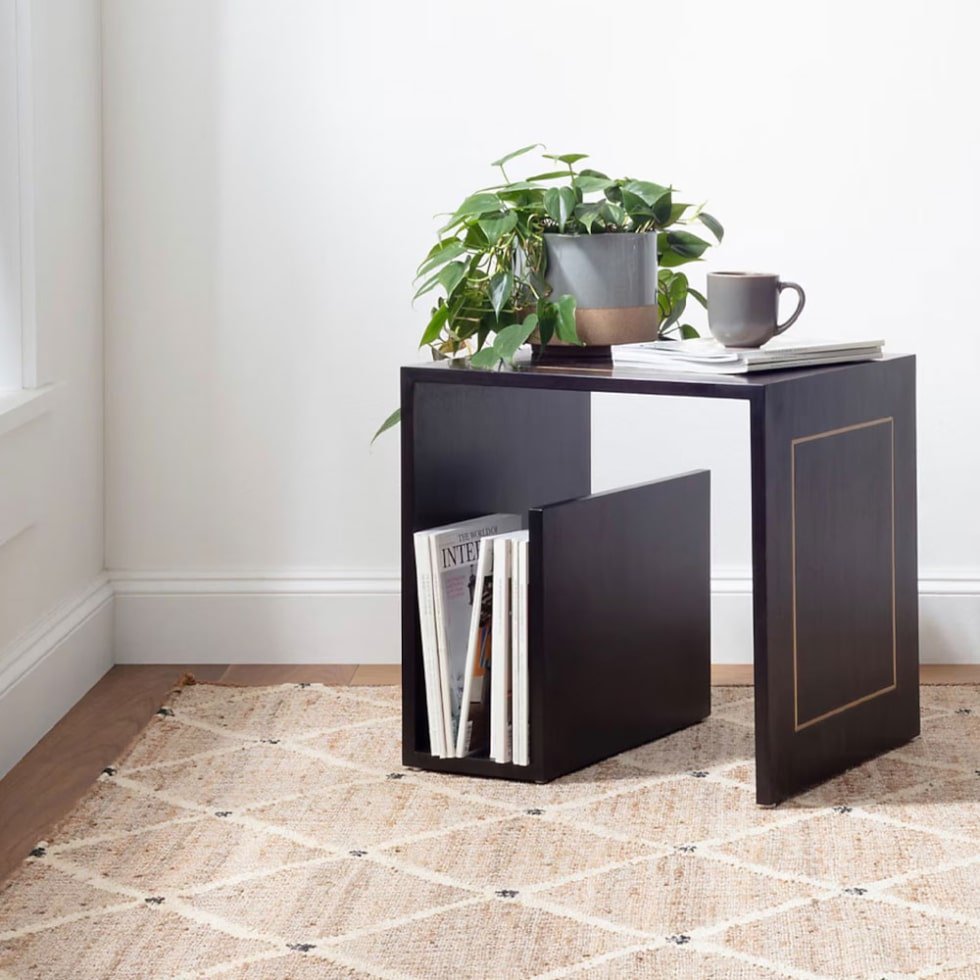 Diamant jute Kilim Indisk matta