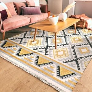 Indiska kilim-mattor