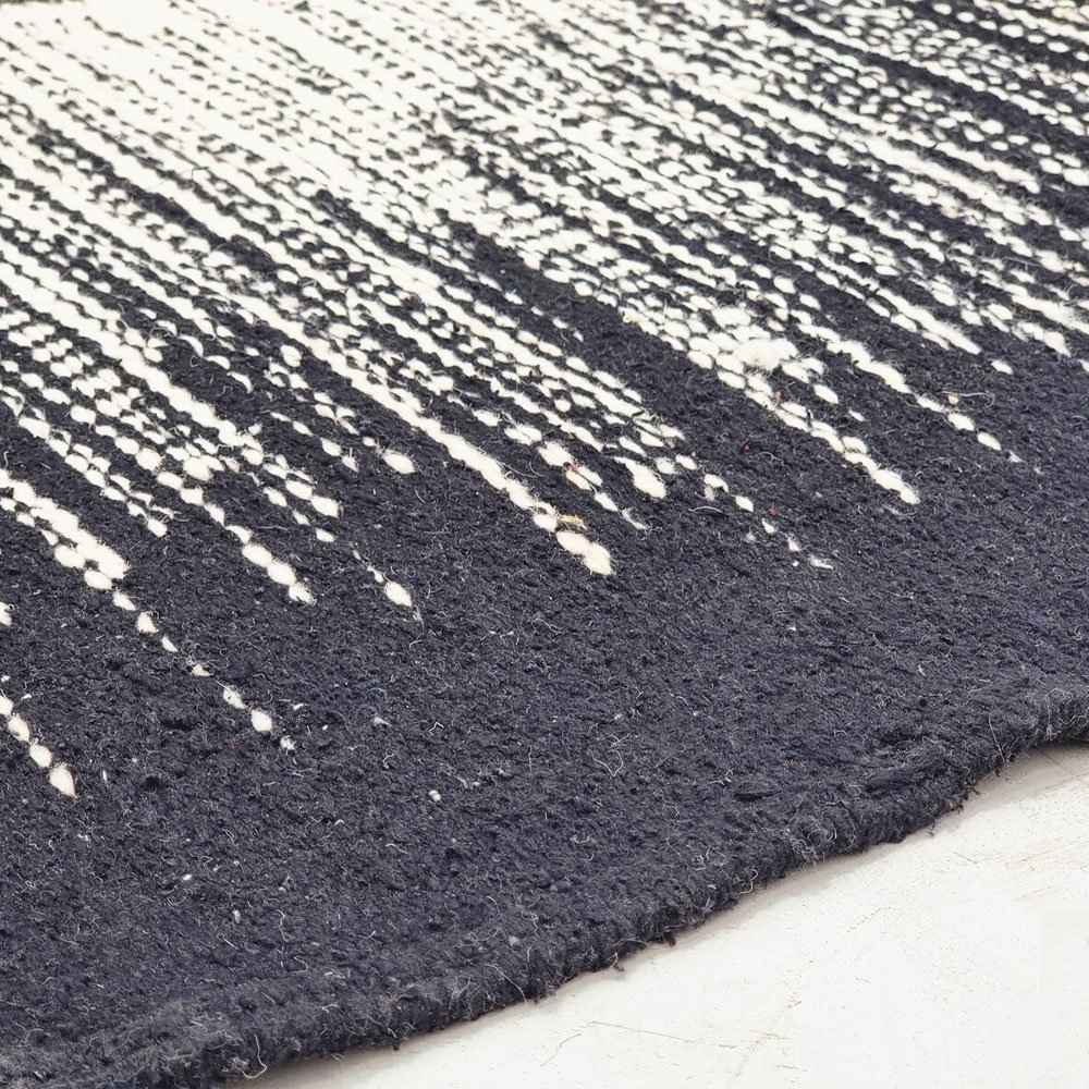 Orange och svart Kilim Flatweave-matta Orange och svart Kilim Flatweave-matta