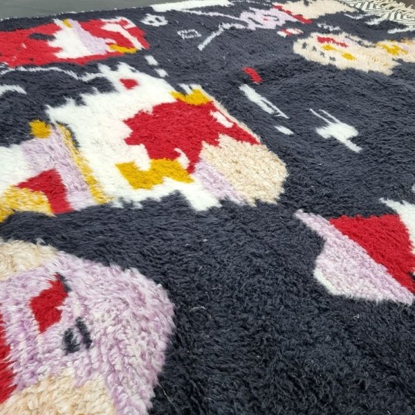 Mjuk kilim berbermatta i ull