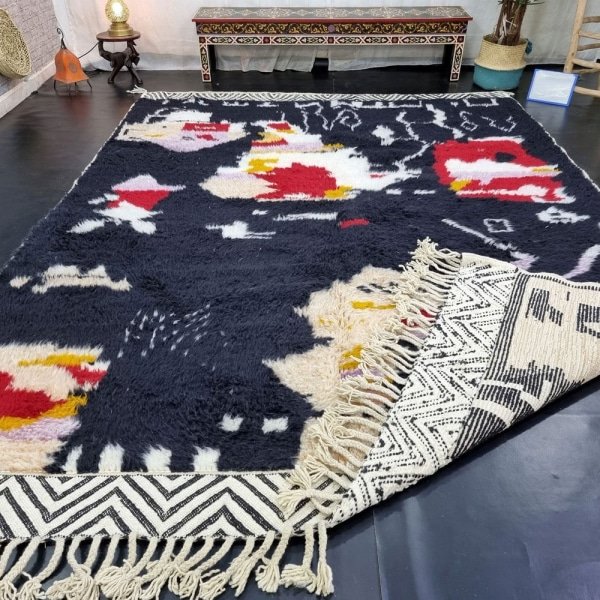 Mjuk kilim berbermatta i ull