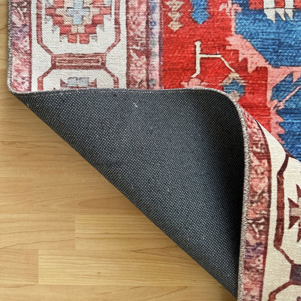 Turkisk matta med kilim-mönster Turkisk matta med kilim-mönster