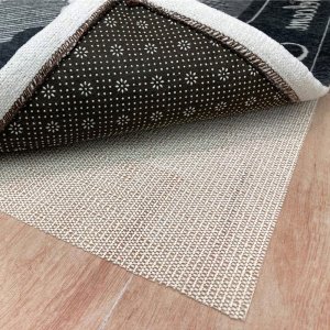 Vit halkskyddad matta för kilim (PVC)