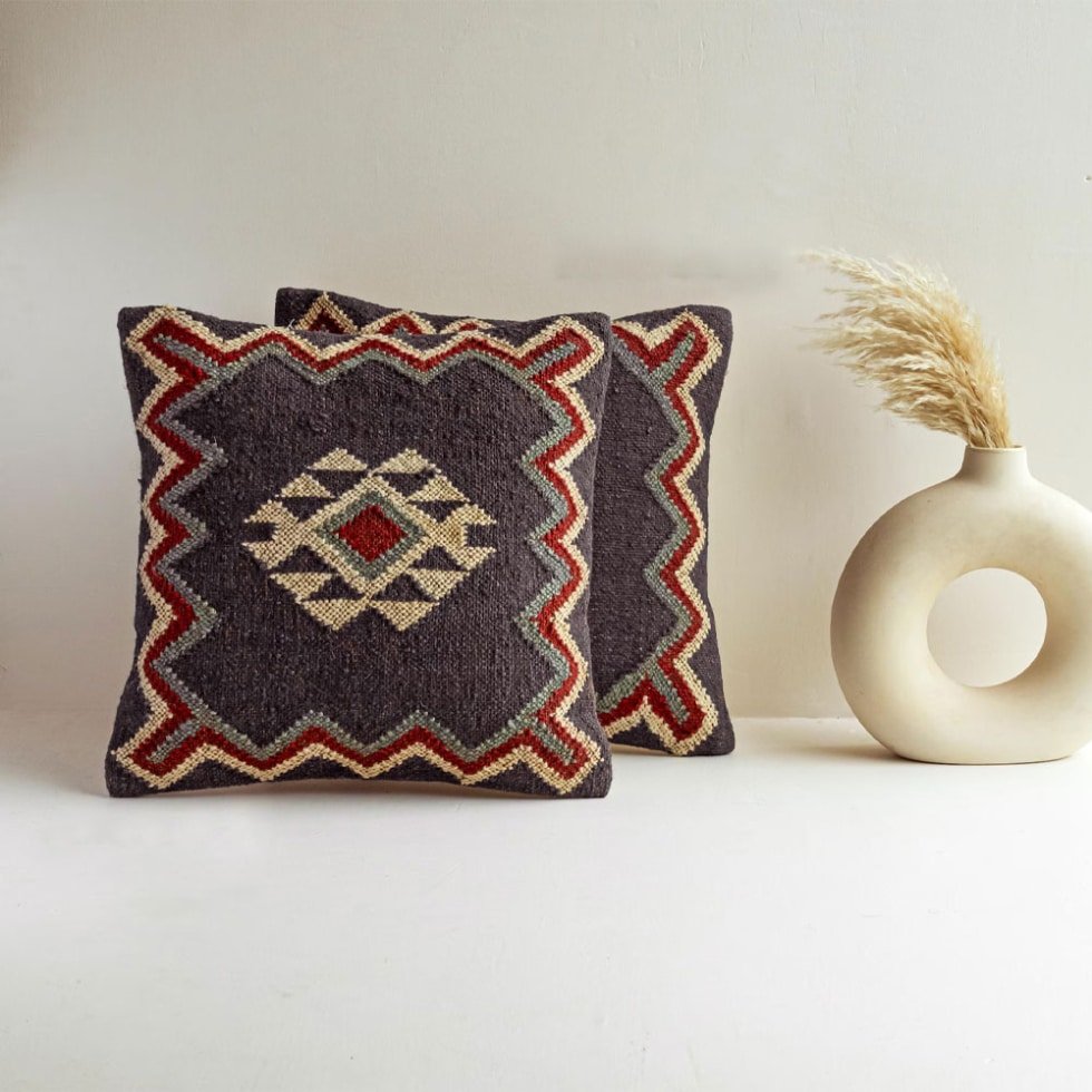 22x22 kilim kuddfodral