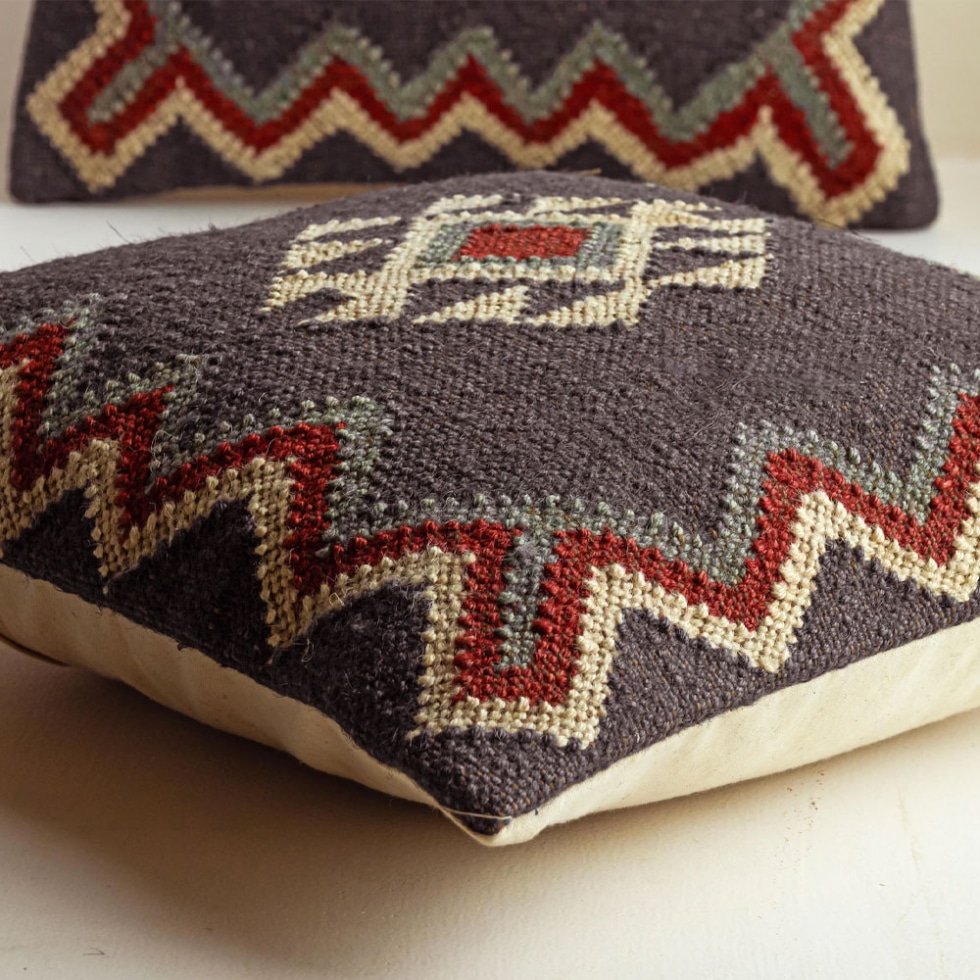 22x22 kilim kuddfodral