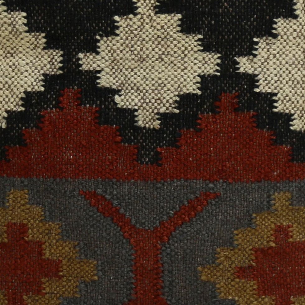 Vintage Kilim Pouf Överdrag Berber